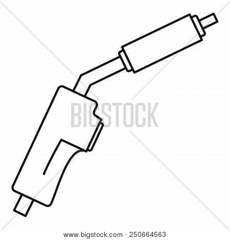 Gas Welding Tool Icon. Outline Illustration Of Gas Welding Tool Vector Icon For Web Design Isolated 