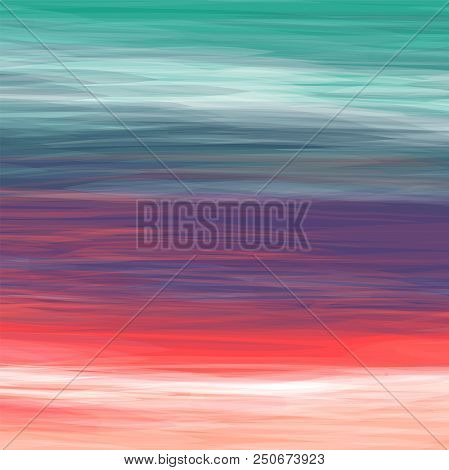 Color Brushstroke Oil Or Acrylic Paint Design Element For Presentations, Flyers, Leaflets, Postcards