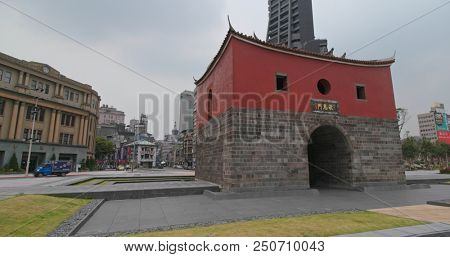 Taipei city, Taiwan, 27 May 2018:- Taipei city norther gate