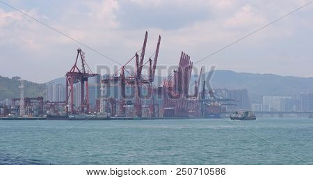 Kwai Tsing, Hong Kong, 02 May 2018:- Kwai Tsing Container Terminal