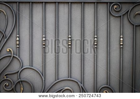 Beautiful Decorative Metal Elements Forged Wrought Iron Gates