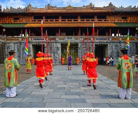 Guards Parade Marching To The Imperial City
