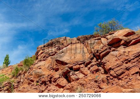 Scenic views of the Utah mountain range near Kanab, Utah