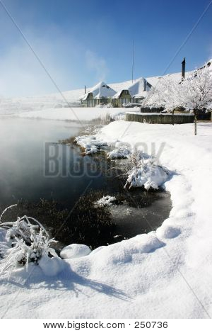 Snedækkede huse