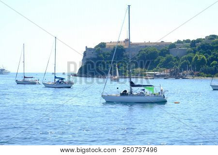 The Islands Of Lerins Off The Coast Of Cannes