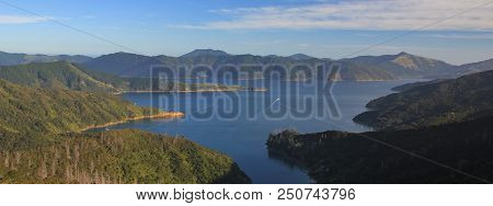 Endeavour Inlet, Bay In The Marlborough Sounds, New Zealand.