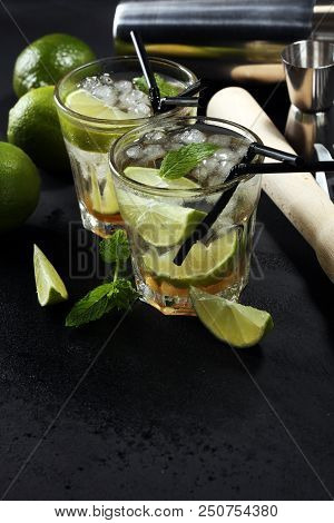 Lemon Fruit Lime Caipirinha Of Brazil