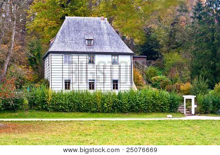 Il garden house di Johann Wolfgang von Goethe a Weimar in Germania