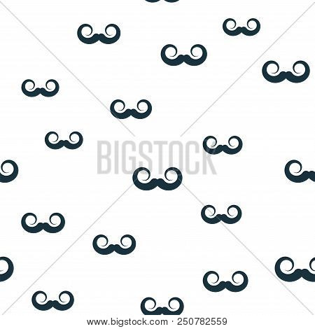 Mustage Seamless Pattern Cover. Mustage Icon Creative Design. Wallpaper, Web Design, Textile, Printi