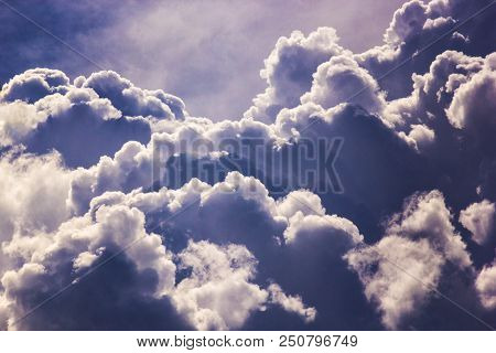 Clouds On A Blue Background The Divine Sky