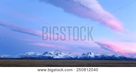 Patagonia Is A Sparsely Populated Region Located At The Southern End Of South America, Shared By Arg