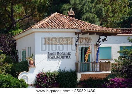 Blanes, Spain, June 26, 2018. Marimurtra botanical garden