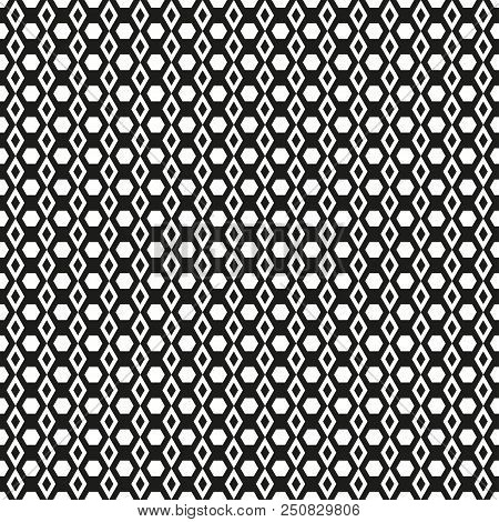 Seamless Geometric Texture Of The Surface. Abstract Pattern With Trapeziums And Polygons. Wallpaper 