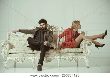 Treason And Resentment. Resentment After A Long Day Of Treason. Resentment Of Bearded Man After Trea