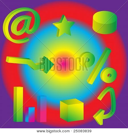 Símbolos 3D