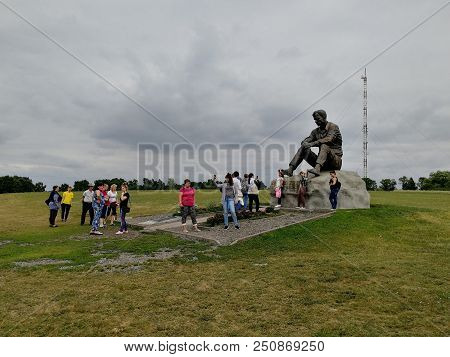 Srostki, Siberia, Altai Region, Russia - 24 July, 2018: Shukshin Days In Altai