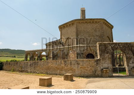 The Hermitage Of Santa Maria De Eunate On The Road To Santiago