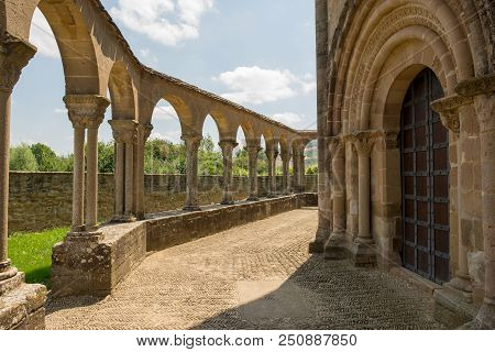 The Hermitage Of Santa Maria De Eunate On The Road To Santiago