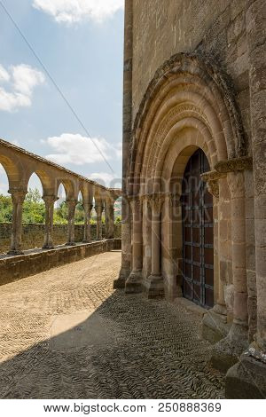 The Hermitage Of Santa Maria De Eunate On The Road To Santiago