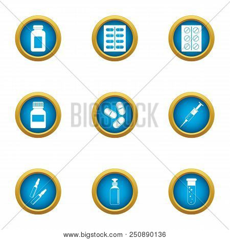 Lozenge Icons Set. Flat Set Of 9 Lozenge Vector Icons For Web Isolated On White Background