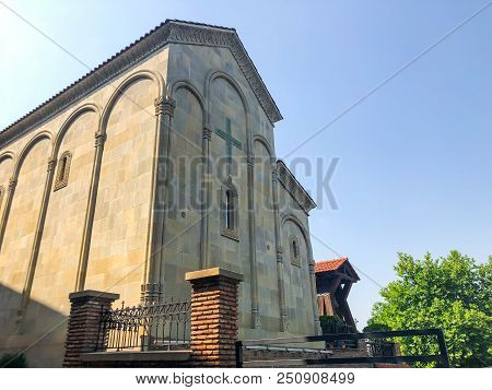 Cathedral Of The Dormition Is A Georgian Orthodox Cathedral In Tbilisi, Georgia