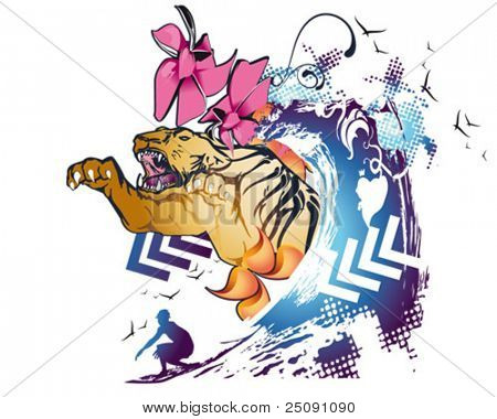 Big wave tigersurf