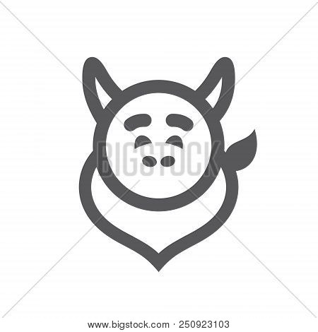 Heck With Trident. Isolated On A White Background