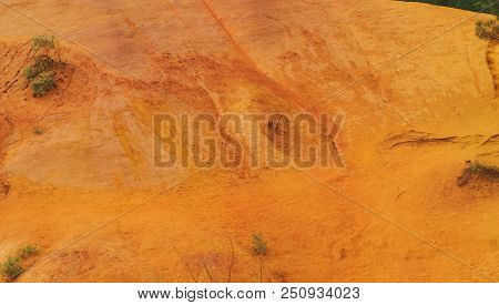 Rustrel, France - July 14, 2018: Photography Showing A Magnificent Landscape. The Photography Was Ta