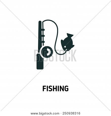 Fishing Creative Icon. Simple Element Illustration. Fishing Concept Symbol Design From Camping Colle