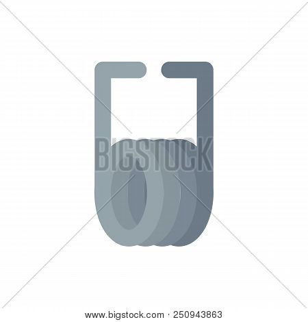 Short Spring Icon. Flat Illustration Of Short Spring Vector Icon For Web Isolated On White