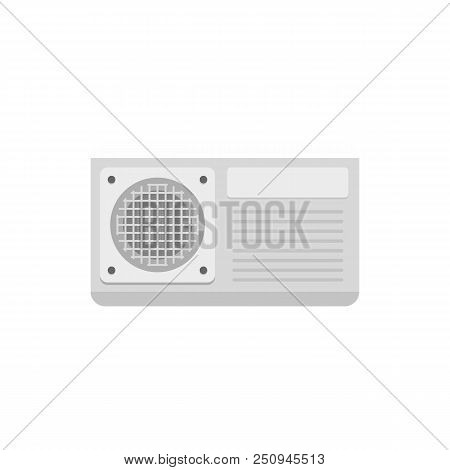Conditioner Fan Icon. Flat Illustration Of Conditioner Fan Vector Icon For Web Isolated On White