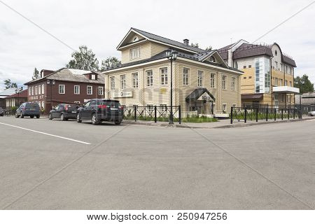 Velsk, Arkhangelsk Region, Russia - June 21, 2018: Troitsky Boutique Hotel On Nechaevsky Street In T