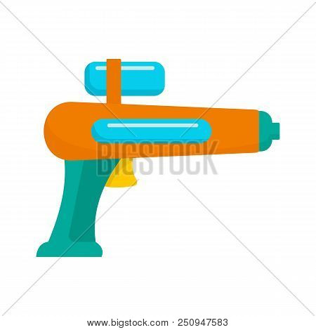 Watergun Icon. Flat Illustration Of Watergun Vector Icon For Web Isolated On White