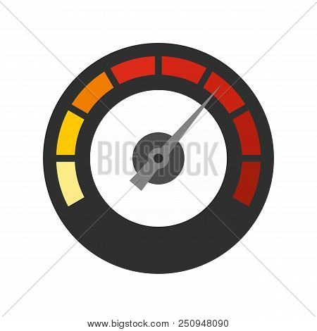 Dashboard Icon. Flat Illustration Of Dashboard Vector Icon For Web Isolated On White