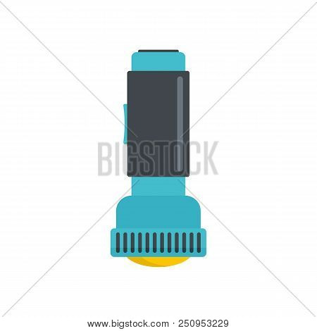Flashlight Icon. Flat Illustration Of Flashlight Vector Icon For Web Isolated On White