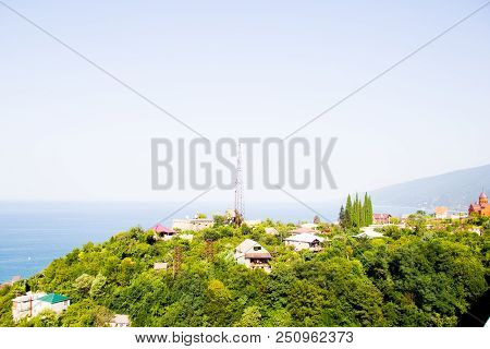 Gagra From A Height, The Streets Of The City, Abkhazia.