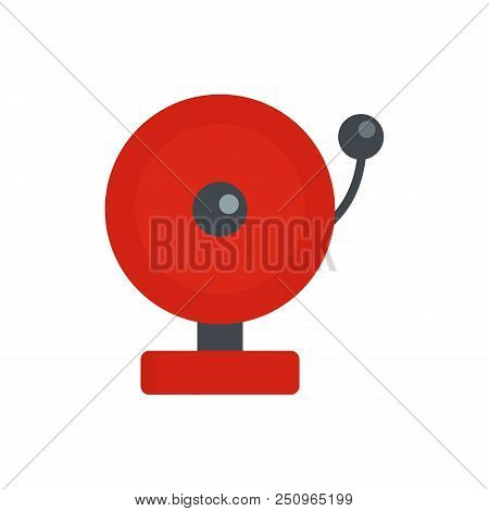 Ring Sirena Icon. Flat Illustration Of Ring Sirena Vector Icon For Web Isolated On White
