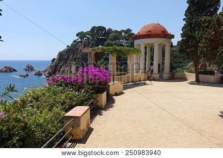 Blanes, Spain, June 26, 2018. Marimurtra botanical garden