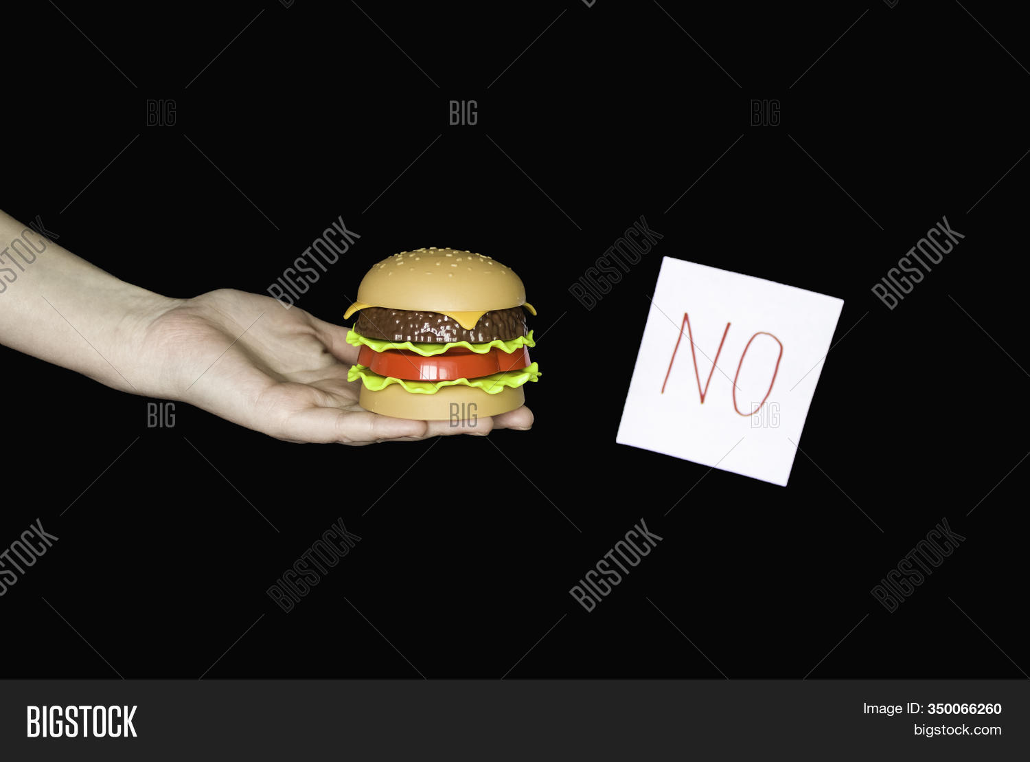 Plastic Toy Burger On Image & Photo (Free Trial) Bigstock