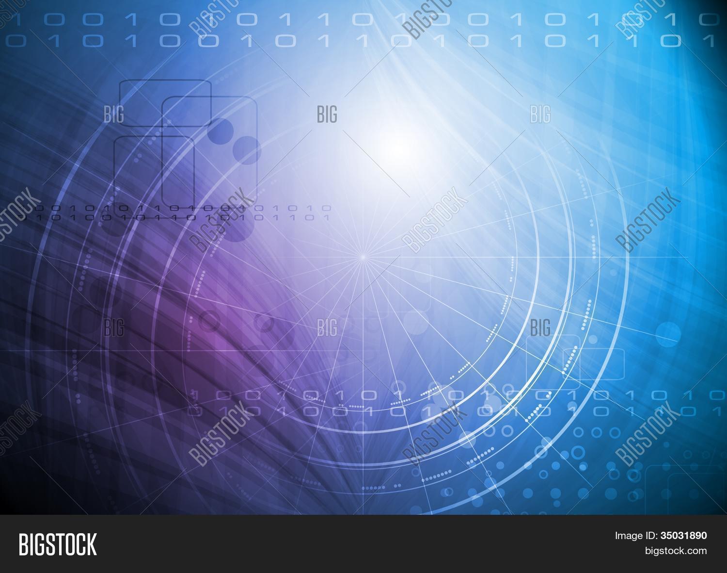 Abstract Technology Vector & Photo (Free Trial) Bigstock