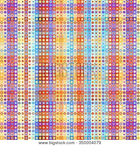 Geometric Abstract Pattern In Low Poly Style.