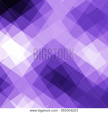 Geometric Abstract Pattern In Low Poly Style.