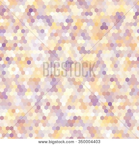 Geometric Abstract Pattern In Low Poly Style.