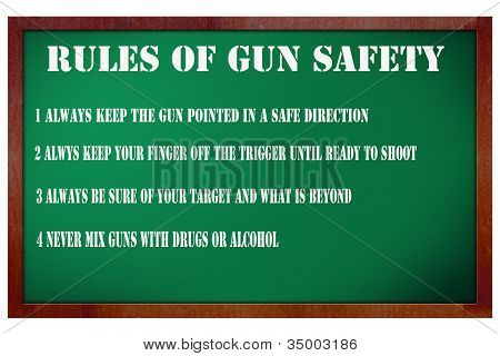 Reglas de seguridad de la pistola