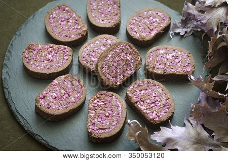 Chocolate Biscuit Roll With Coconut Without Baking