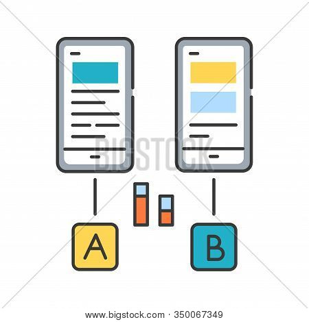Testing Color Line Icon. Investigation Conducted To Provide Stakeholders With Information About The 
