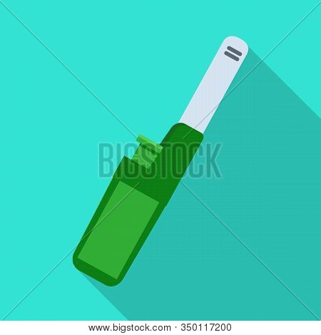 Vector Illustration Of Cigarette And Electronic Symbol. Graphic Of Cigarette And Smoking Stock Vecto