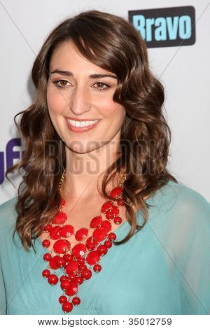 LOS ANGELES - 1 Ağustos: Sara Bareilles SLS Hotel NBC TCA Yaz 2011 partide Augus üzerinde gelen