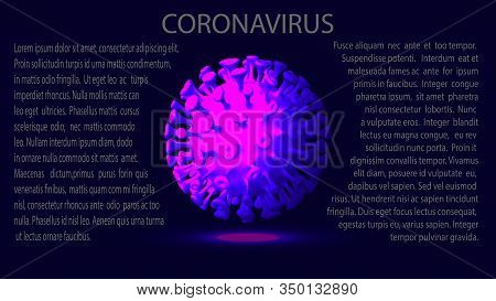 Eps10. Vector Illustration. Coronavirus 2019-ncov Novel Coronavirus Concept Responsible For Asian Fl