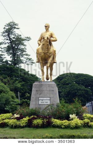 Aung San On The Horse